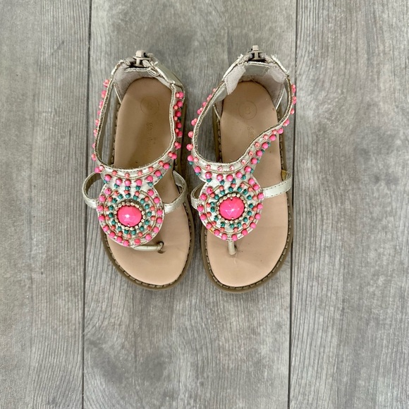 Osh Kosh Genuine Kids Havana Bohemian Girls Sandals size 8 - Picture 2 of 5